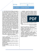 Enem 2022 - Literatura: Professorferretto Professorferretto