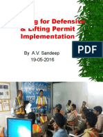 Training For Defensive Driving & Lifting Permit Implementation - stg3 - May2016