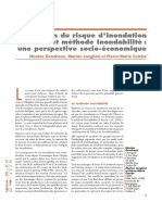 Gestion Du Risque D'inondation Et Méthode Inondabilité: Une Perspective Socio-Économique