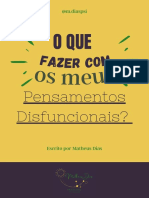 Pensamentos disfuncionais: categorias e como lidar