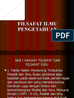 Filsafat Ilmu Pengetahuan