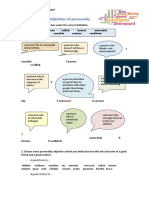 Personality Adjectives for Students and Friends