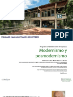 Modernismo y Posmodernismo Sesión N 3