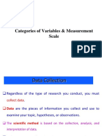 Measure Variables & Scales for Data Collection