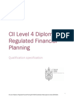 Qspec Diploma in Regulated Financial Planning