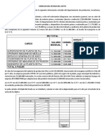 Ejercicio Sobre Estado - Del - Costo - Distribuciones Ltda 2022 - 1