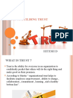 Forms of Building Trust: Hitesh D