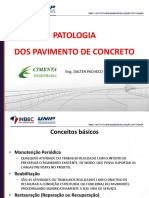 Patologias de pavimentos de concreto
