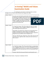 Beliefs and Values Examination Guide