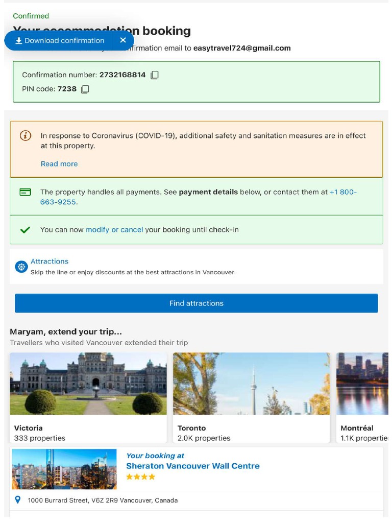 Booking 2 | PDF