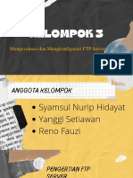 Kelompok 3: Mengevaluasi Dan Mengkonfigurasi FTP Server