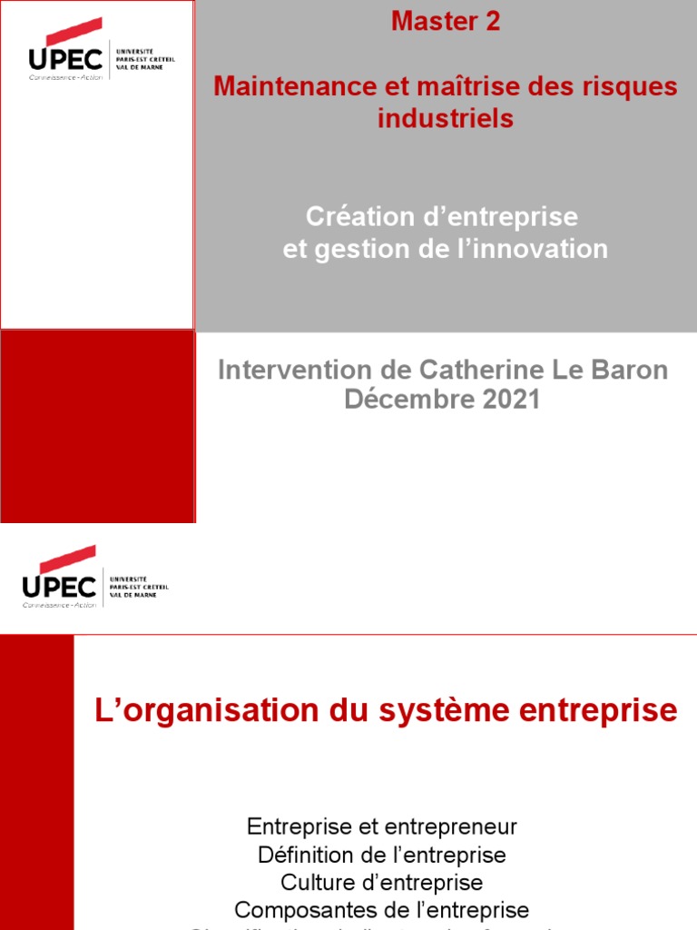 Formation Master 2 MMRI 2021-2022 | PDF | Business | Innovation