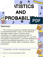 Statistics AND Probability
