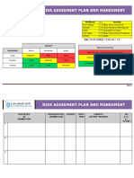 Risk Assessment Plan and Management 10-27-2022