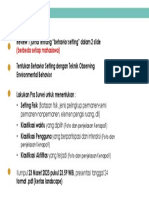 Review 1 Jurnal Tentang "Behavior Setting" Dalam 2 Slide: (Berbeda Setiap Mahasiswa)