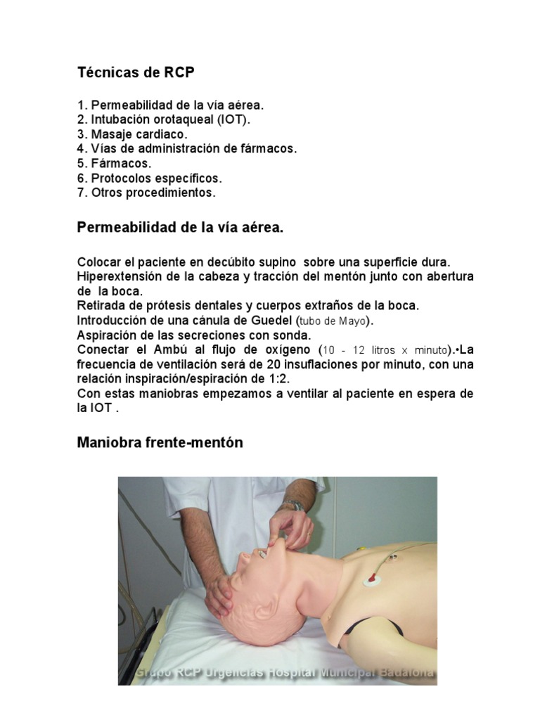 RCCP | PDF | Reanimación cardiopulmonar | Medicina CLINICA