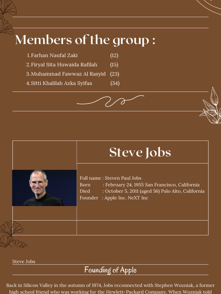 Steve Jobs - XF | PDF