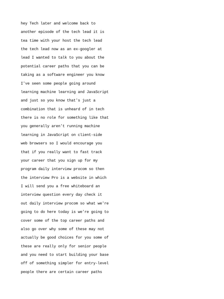 Other Careers For Software Engineers