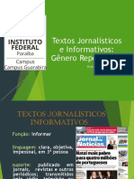 Aula Genero Jornalistico Reportagem