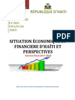 Situation Economique Financiere Haiti 17 18