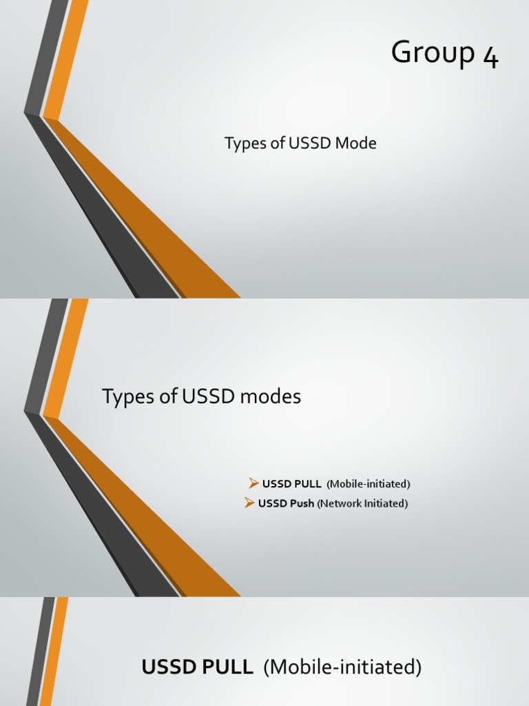 USSD Modes: Pull vs. Push Explained | PDF