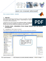La Puissance en Courant Alternatif: 1 Objectifs
