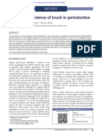 Copia de Haptics- The science of touch in periodontics 2