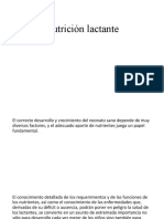 Nutrición lactante y niños