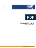 Nirvanix MP3 Player: Sample Applications