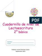 3° SEMANA Septiembre 2021 - Lectoescreitura 2°