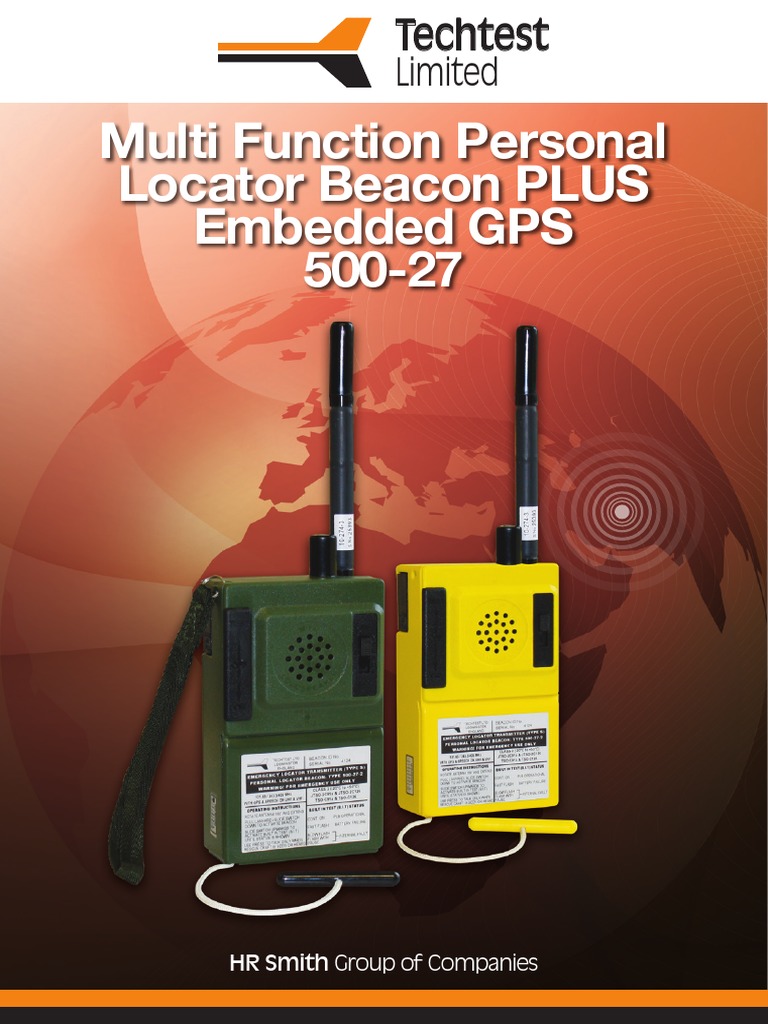 Multi Function Personal Locator Beacon PLUS Embedded GPS 500-27 | PDF ...