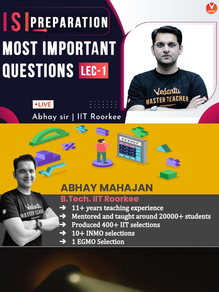 ISI+L1 +Most+Important+questions+ | PDF | Trigonometric Functions ...