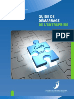 Guide de Demarrage de L Entreprise de L Ajbm Premiere Edition 2009
