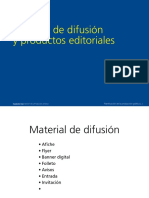 Material de Difusión y Productos Editoriales