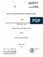 Escuela de Formación Profesional de Ingeniería Forestal: Domicilio