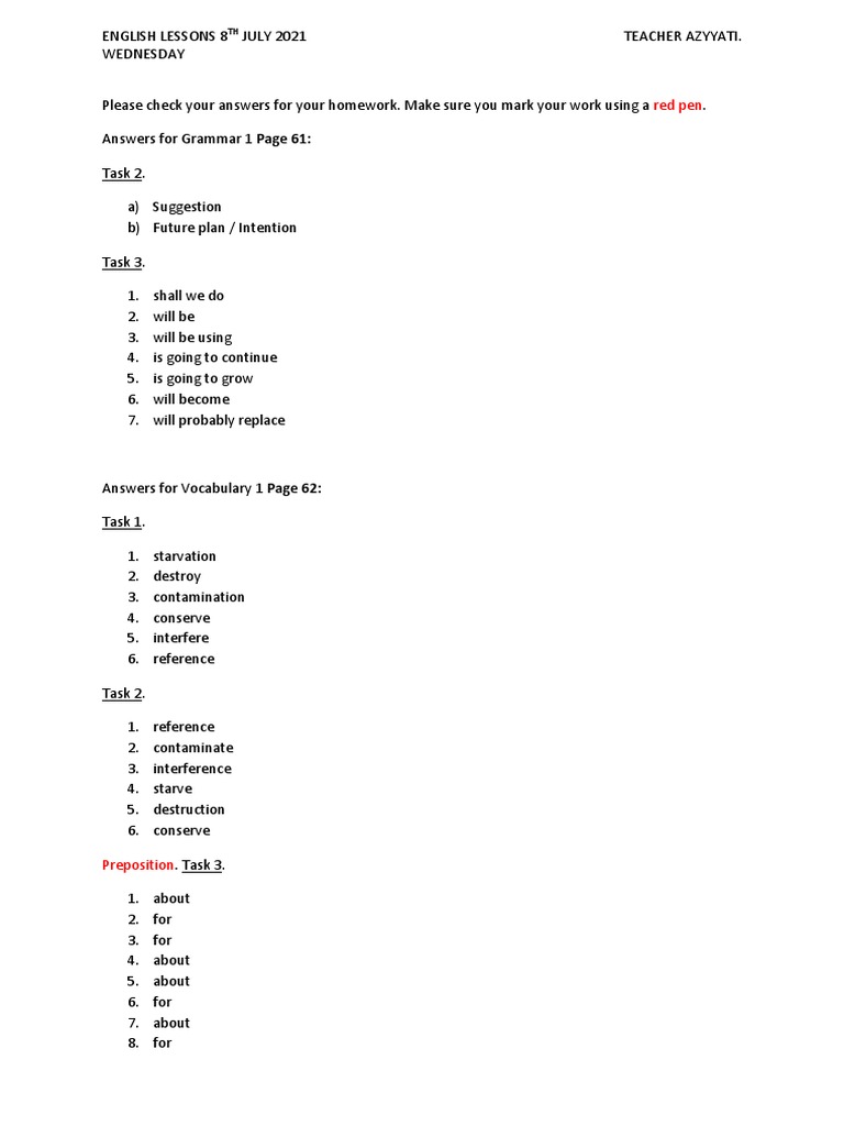 English lesson for 08072021 pdf