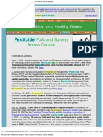 OraclePollGideonFormanPesticide Bans & Pesticide Bylaws - Public Opinion Poll Results Across Canad