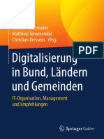 Digitalisierung in Bund, Ländern Und Gemeinden: Roland Heuermann Matthias Tomenendal Christian Bressem HRSG