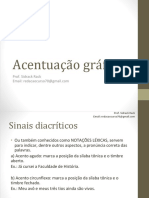 Regras acentuação