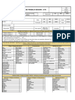 Análisis de Trabajo Seguro - Ats: Cod: Fecha: Versión