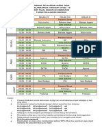 Jadwal Pelajaran Jarak Jauh