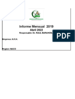 Informe Mensual 2019: Abril 2022