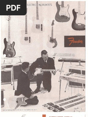 Fender 1958 Catalog