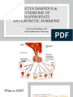 Diabetes Insipidus & Syndrome of Inappropiate Antidiuretic Hormone