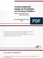 A Escola Ambiental: Formação de Estratégia como um Processo Reativo