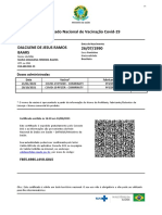 Certificado Nacional de Vacinação Covid-19: Doses Administradas