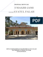 Renovasi Masjid Hidayatul Falah