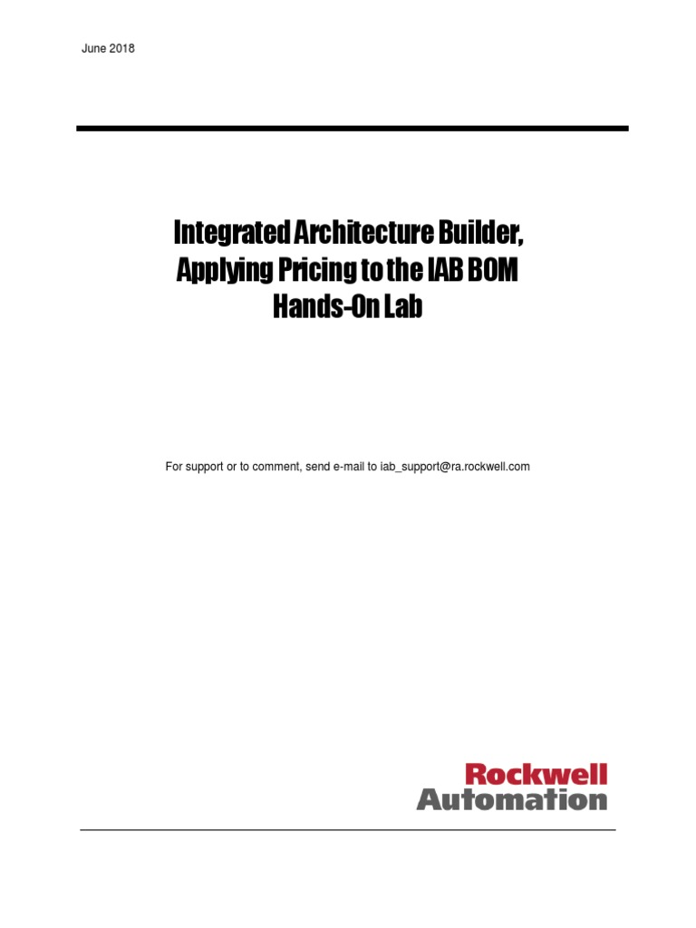 IAB BOM Pricing Hands-On Lab Guide | PDF
