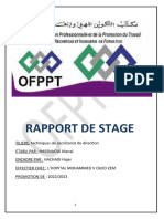 Rapport de Stage