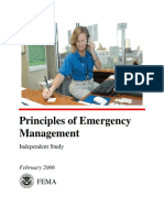 Principles of Emergency Management: Independent Study